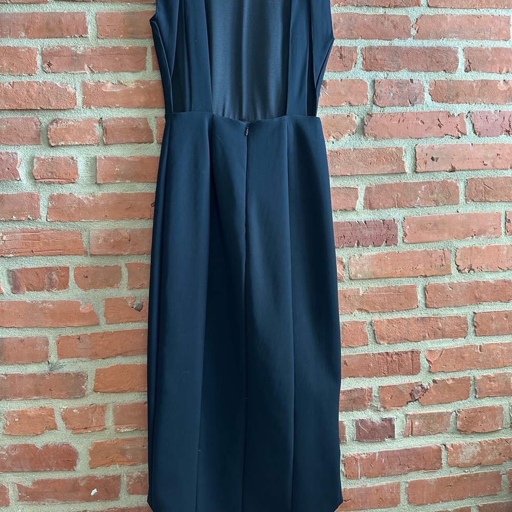 Misha Collection Siran Backless Asymmetrical Black Dress. Size 4. - Picture 6 of 7